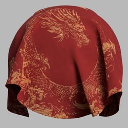Fabric Chinese Dragon 1