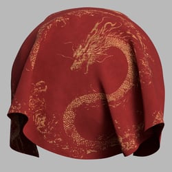 Fabric Chinese Dragon 3