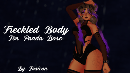 Freckled Body Texture for Panda Base