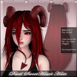 Devil Sweetheart Hair ♡ [Commercial Use]
