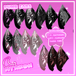 ☆⋆｡𖦹°‧★ Punk Cat Ears ‧°★