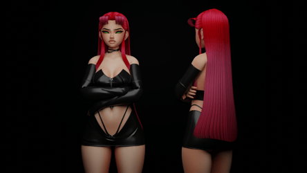 Starfire/Blackfire Hair ( NITRO )