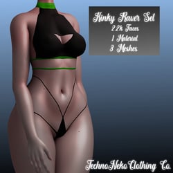 Kinky Raver Set (For The EGIRL Base)