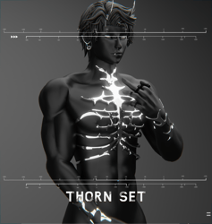 Thorn Chest And Bracelet 