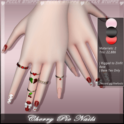 Cherry Pie Nails ♡ [Commercial Use]