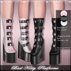 Bad Kitty Platforms ♡ [Commercial Use]