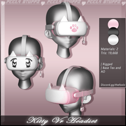 Kitty Vr Headset ♡ [Commercial Use]