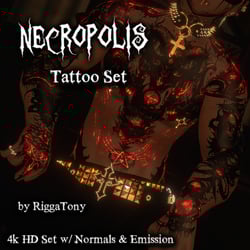 Necropolis Tattoo Set