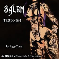 Salem Tattoo Set