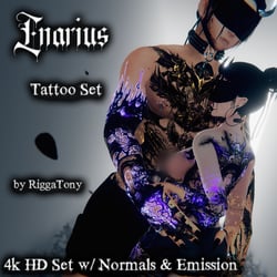Inarius Tattoo Set (RiggaTony x Bentai collab)