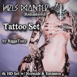 Hel's Mantle Tattoo Set (Remastered)