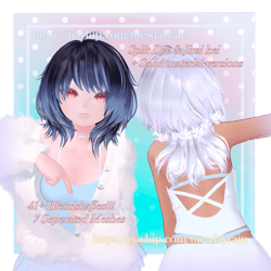 Jellyfish / Wavy Long & Short Hair