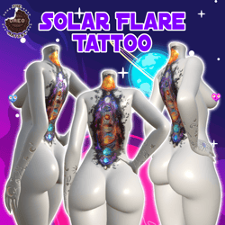 Solar Flare Tattoo