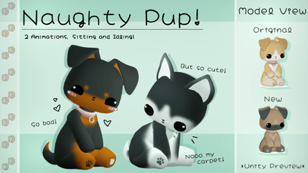 Naughty Pup! 🐾 Animations
