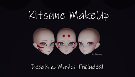 Kitsune MakeUp For Starlight Head