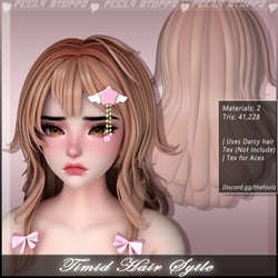 Timid Hairstyle ♡ [Commercial Use]
