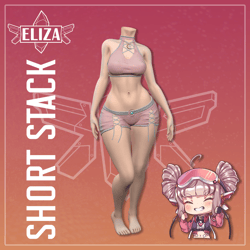 Short Stack [VRChat, vTuber Base Mesh]