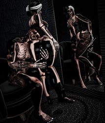 4K SKELETON MALE TEXTURE - HALLOWEEN 