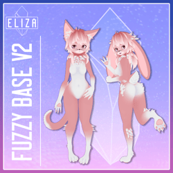 Fuzzy Base - V2 [VRChat, vTuber Base Mesh]