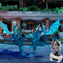Element Bats - Water - Echo - Foxipaws Retexture