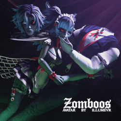 " ZOMBOOS " --- VR ModelS + VRCFT/GOGO/VRCFURY