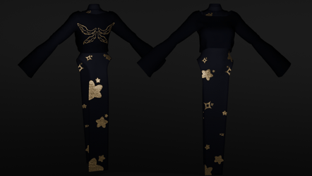 ˶ᵔ ᵕ ᵔ˶ Gown set by houndds ˶ᵔ ᵕ ᵔ˶