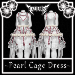 Pearl Cage Dress 