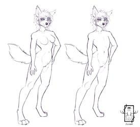 Free Aardwolf Lineart