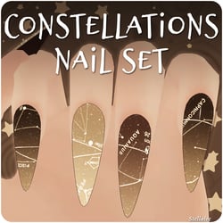FREE Constellations Nail Textures (for Zin Fit)