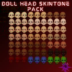 Doll Head Skintone Pack