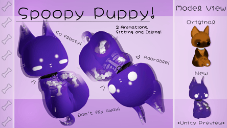Spoopy Puppy! 🦴 Animations