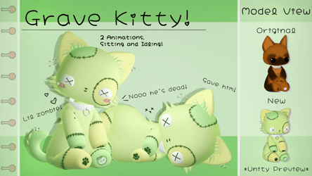 Grave Kitty! 📍 Animations