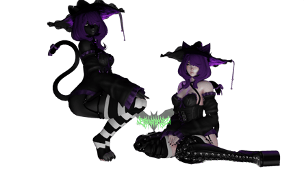 Blair the Cat Pc & Quest + VRCFT + Furry Version