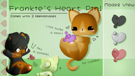 Frankie's Heart Pin! ❤️ Asset Pack