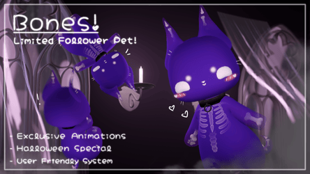 Bones! 💀 Halloween Follower Pet 