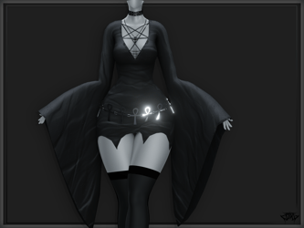 Goth dress .ᐟ.ᐟ 