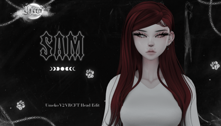 Sam [ UmekoV2 VRCFT Head Edit ]