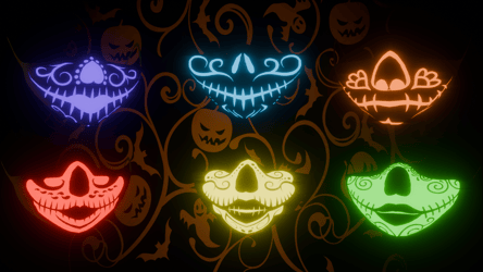 Halloween Sugar Skull Mask