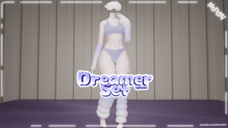 ☁︎ Dreamer Set ☁︎ | Warmers, Sleep Mask, Garter, Necklace, Choker