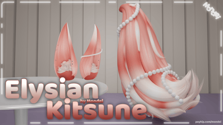 ✦ Elysian Kitsune ✦ Fox Ears & Tail Set