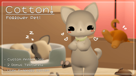 Cotton! 🌺 Follower Pet 