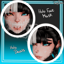 ♨ Holo Mask + Decals | Nitro Free