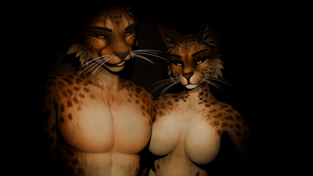 ☾ CHEETAHS | MATCHING FELIX & CLEO TEXTURES | QUEST & PC