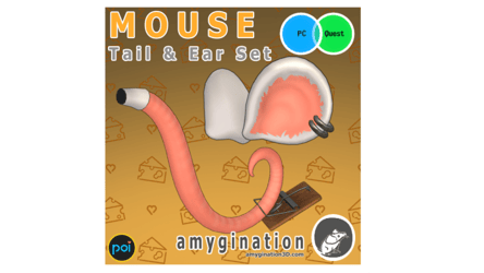 Trapped Mouse Set - VRChat Asset