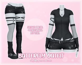 Butterfly Outfit [FIT, RP & VR BASE]