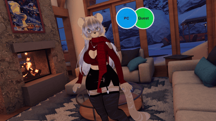 Irene The Winter Tiger (3.0 VRChat Avatar) Quest Included!