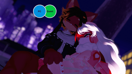 Mocha The Chocolate Cat & Crème The Strawberry Bee (3.0 Vrchat Avatars) Quest Version Included!