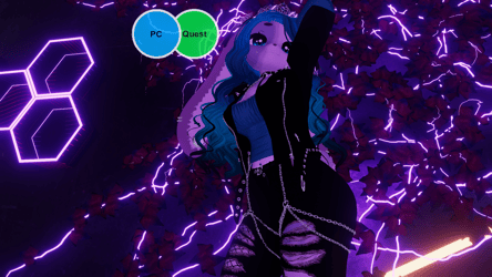 Emmie The Punk Bunny (3.0 Vrchat Avatars) Quest Version Included!