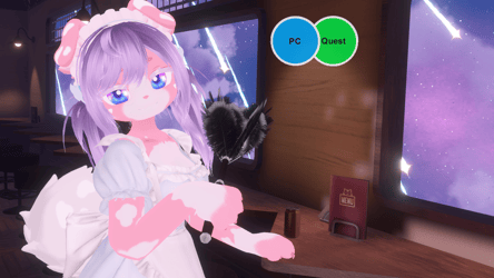 Skye The Maid Puppy (3.0 Vrchat Avatars) Quest Version Included!