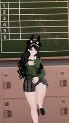 Olive the schoolgirl